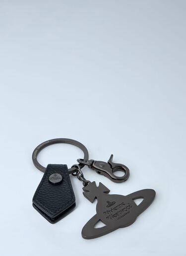Vivienne Westwood Hammered Orb Keyring Black vvw0161015