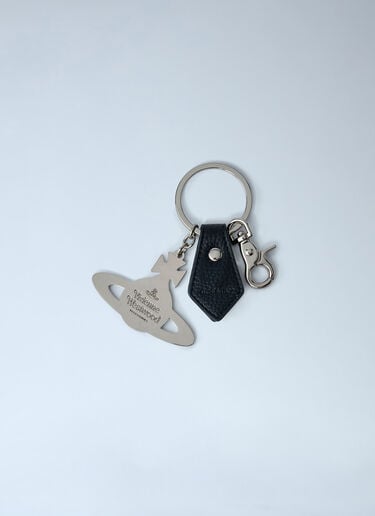 Vivienne Westwood Hammered Orb Keyring Black vvw0161016