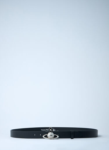 Vivienne Westwood 오브 가죽 벨트 블랙 vvw0161017