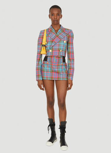 Vivienne Westwood 폼 코르셋 스커트 블루 vvw0251008