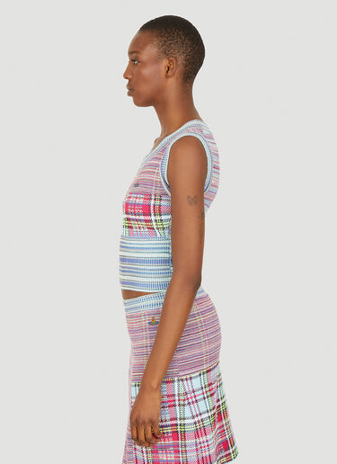 Tartan Top Vivienne Westwood Tartan Top Blue vvw0251026