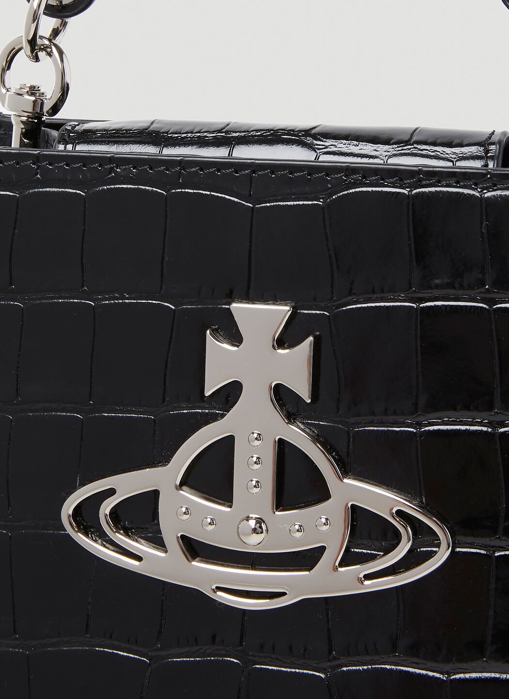 Vivienne Westwood Women's' Kelly Large Handbag in Black | LN-CC®
