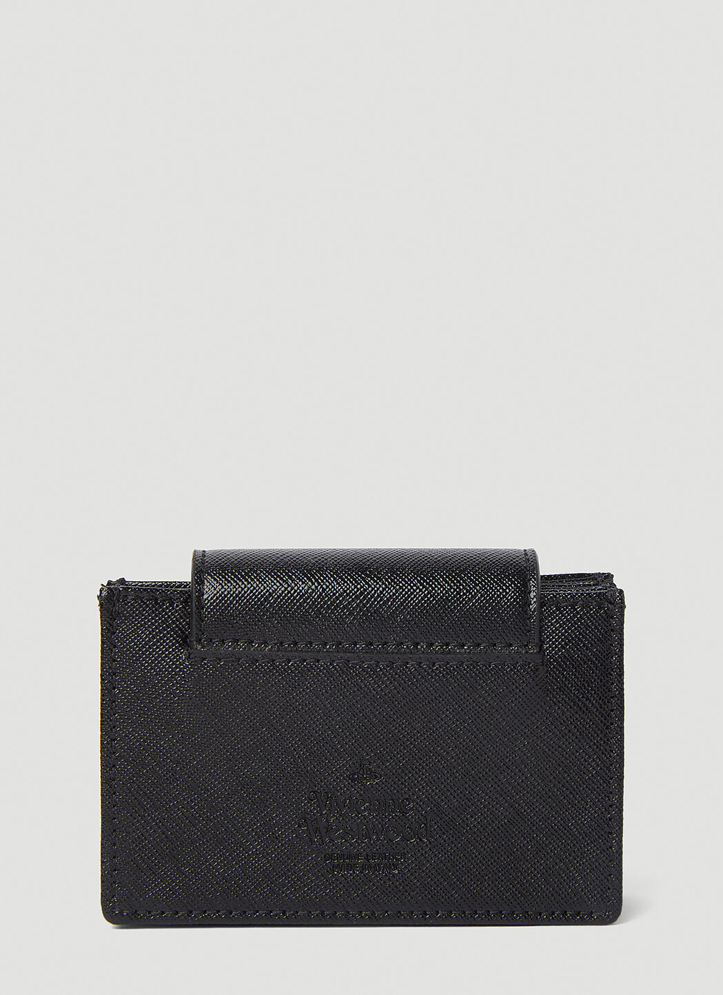 Vivienne Westwood■25SS_Saffiano Flap Card Wallet Vivienne Westwood Saffiano Flap Card Holder Black | eBay