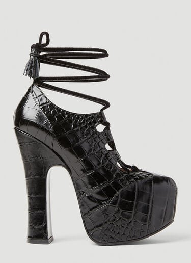 Elevated Ghillie Platform Shoes Vivienne Westwood Elevated Ghillie Platform Shoes Black vvw0251134