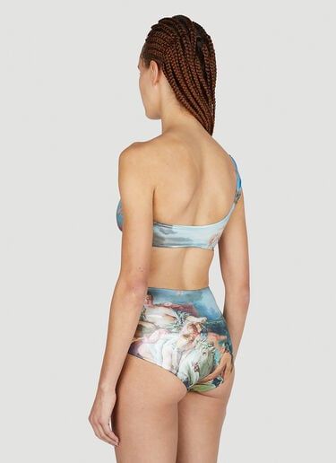One Shoulder Bikini Set Vivienne Westwood One Shoulder Bikini Set Blue vvw0251142