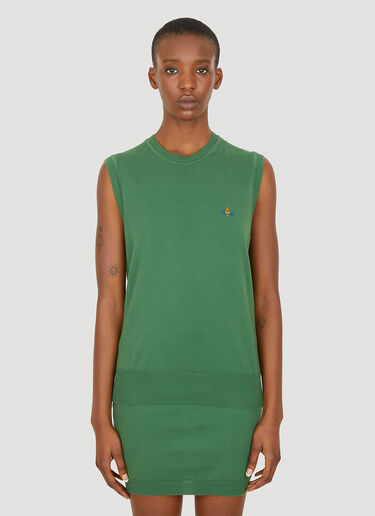 Bea Sleeve Knit Top Vivienne Westwood Bea Sleeve Knit Top Green vvw0252012