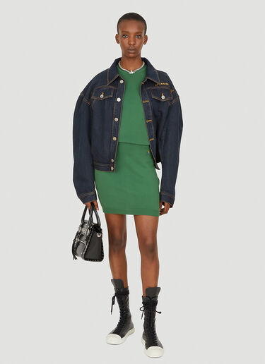 Vivienne Westwood Bea Sleeve Knit Top Green vvw0252012