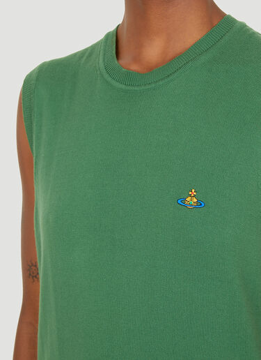 Bea Sleeve Knit Top Vivienne Westwood Bea Sleeve Knit Top Green vvw0252012