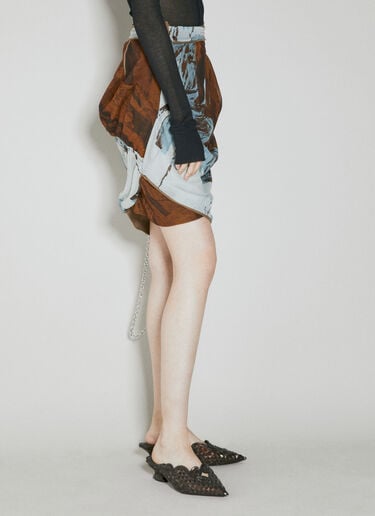슈렁큰 스커트 Vivienne Westwood 슈렁큰 스커트 브라운 vvw0253003