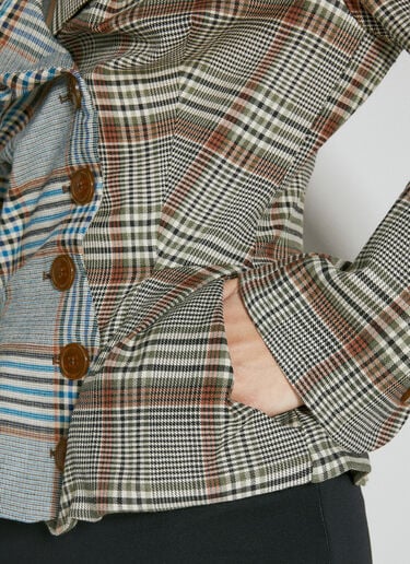 Drunken 精裁西装外套 Vivienne Westwood Drunken 精裁西装外套 灰色 vvw0253008