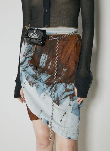 Vivienne Westwood 미니 코트니 벨트 백 블랙 vvw0253029
