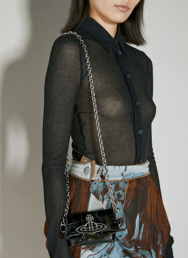 Vivienne Westwood 미니 코트니 벨트 백 블랙 vvw0253029