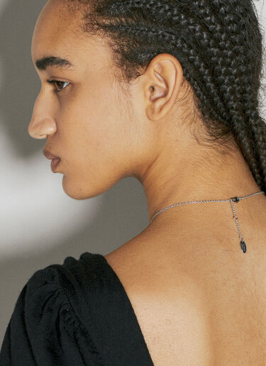 Vivienne Westwood Carmela 浅浮雕吊坠项链 银色 vvw0254049