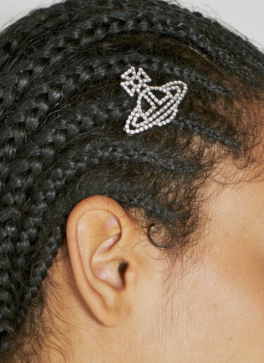 Annalisa Large Hair Clip Vivienne Westwood Annalisa Large Hair Clip Silver vvw0254055