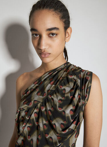 Vivienne Westwood 안달루즈 미디 원피스 멀티컬러 vvw0255038