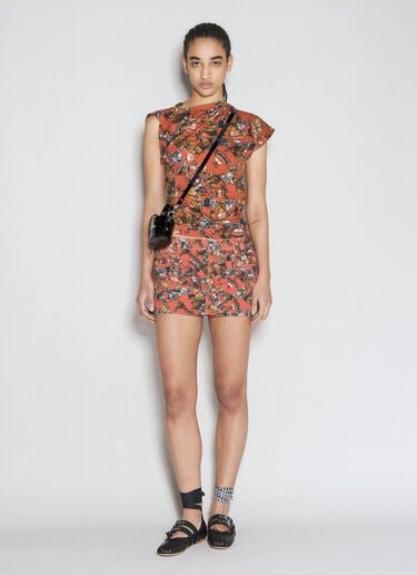 Vivienne Westwood 헤보 티셔츠 레드 vvw0255050