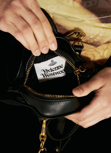 Vivienne Westwood 迷你 Yasmine 手提包 黑色 vvw0256007
