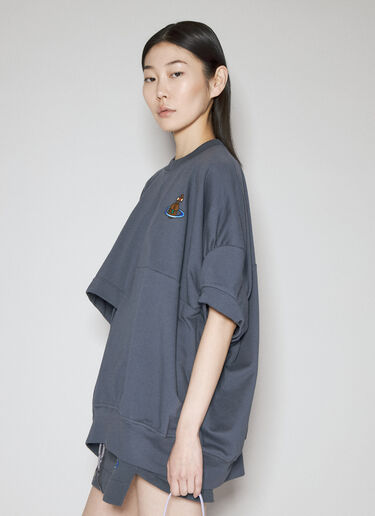 Vivienne Westwood 트위스트 돌리 티셔츠 그레이 vvw0256026