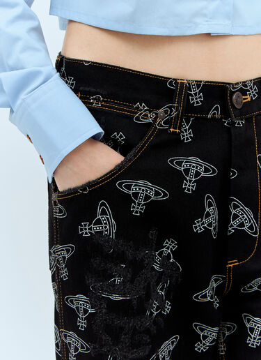 랜치 진 Vivienne Westwood 랜치 진 블랙 vvw0257026