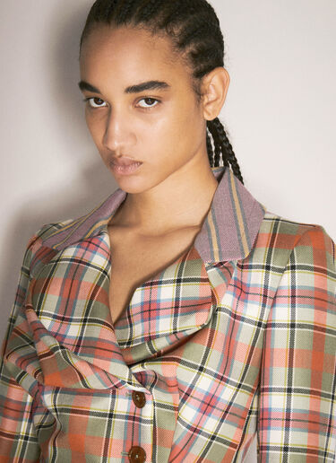 드렁큰 테일러드 블레이저 Vivienne Westwood 드렁큰 테일러드 블레이저 멀티컬러 vvw0258047