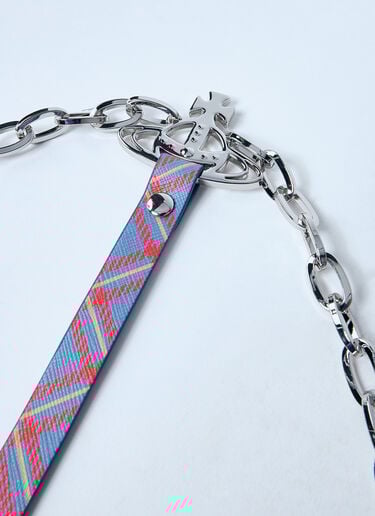 Vivienne Westwood Stud Belt Chain Harness Blue vvw0259014