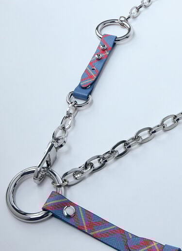 Vivienne Westwood Stud Belt Chain Harness Blue vvw0259014