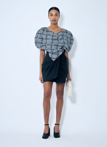 Gingham Heart Top Vivienne Westwood Gingham Heart Top Blue vvw0259032