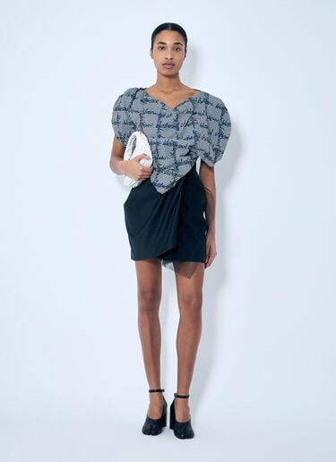 Mini Draped Skirt Vivienne Westwood Mini Draped Skirt Black vvw0259037