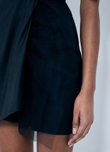 Mini Draped Skirt Vivienne Westwood Mini Draped Skirt Black vvw0259037