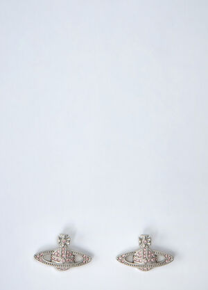 Vivienne Westwood Mini Bas Relief Earrings Silver vvw0262032