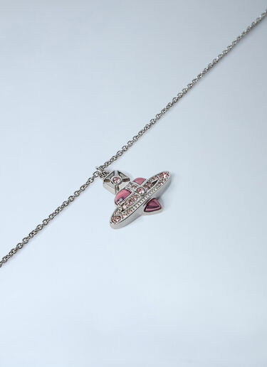 Vivienne Westwood New Diamante Heart Pendant Silver vvw0262034