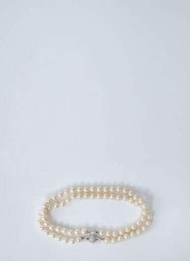 Vivienne Westwood Graziella Pear Chocker Necklace Silver vvw0262036