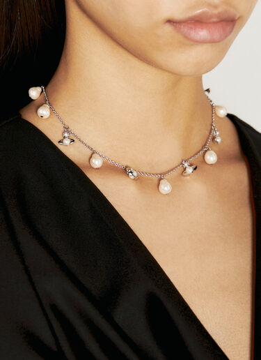 Vivienne Westwood 에밀리아나 목걸이 실버 vww0256019