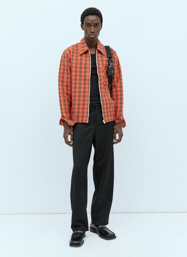 Etudes Check Jacket Wales Bonner Etudes Check Jacket Red wbn0154001
