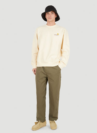 Carhartt WIP 아메리칸 스크립트 스웨트셔츠 크림 wip0150052