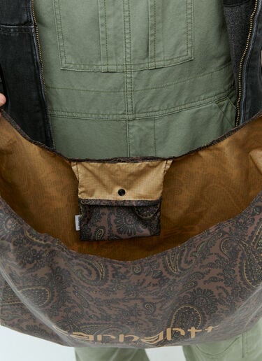 Carhartt WIP 佩斯利可收纳手提袋 棕色 wip0354003