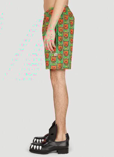 데빌 트랙 쇼츠 Walter Van Beirendonck 데빌 트랙 쇼츠 그린 wlt0152015