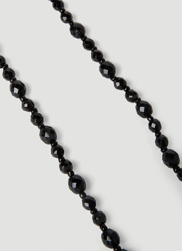 Walter Beads Long Necklace Walter Van Beirendonck Walter Beads Long Necklace Black wlt0152043