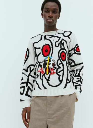 Walter Van Beirendonck Dogs Jewel 项链  彩色 wlt0154032