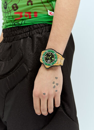 Walter Van Beirendonck 다이브 비즈 팔찌 골드 wlt0156029