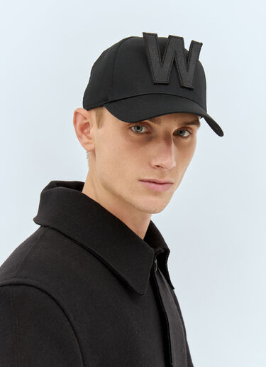 그래픽 W 베이스볼 캡 Walter Van Beirendonck 그래픽 W 베이스볼 캡 블랙 wlt0158020