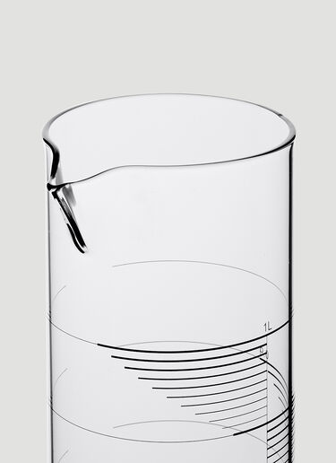 Tre Product Rectangular Striped 1L Carafe White wps0639607