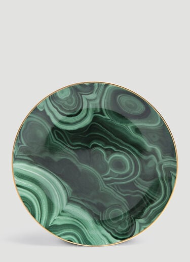 Malachite Canapé Plate Set L'Objet Malachite Canapé Plate Set Green wps0642298