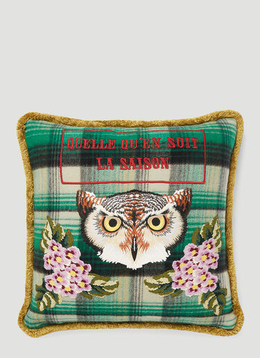 Tartan Cushion Gucci Tartan Cushion Green wps0644039