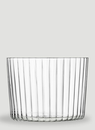 LSA International Set of Four Gio Line Tealight Holder Transparent wps0644363
