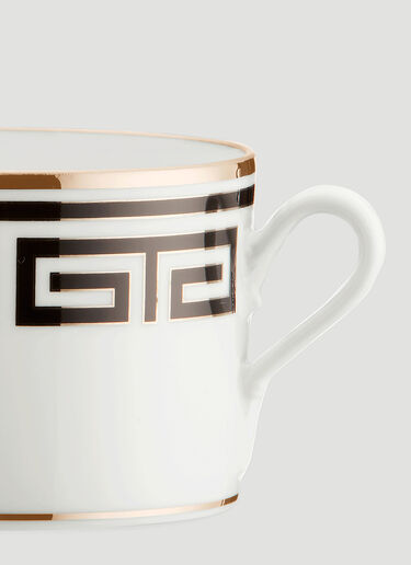 Ginori 1735 Set of Two Labirinto Teacup Black wps0644453