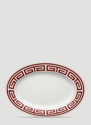 Ginori 1735 Labirinto Oval Platter Red wps0644458