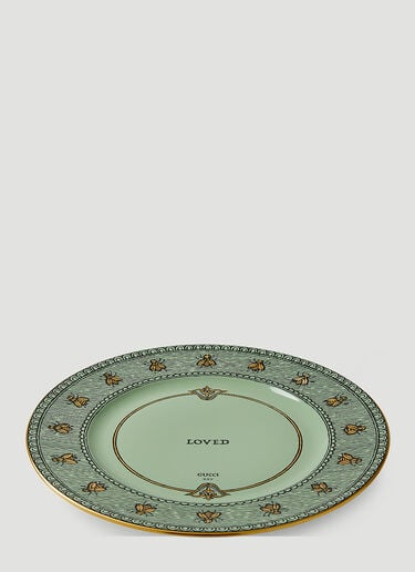 Gucci Set of Two Bee Charger Plate Green wps0670015