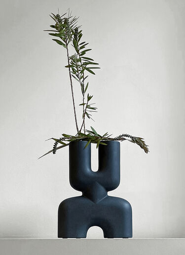 101 Copenhagen Cobra Double Mini Vase Black wps0670296