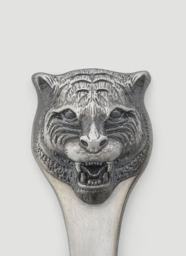 Set of Two Tiger Dessert Spoons Gucci Set of Two Tiger Dessert Spoons Silver wps0680039